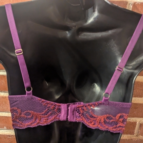 Natori Feathers. Size: 32D. Purple and Red. Gently Worn. - Picture 2 of 5